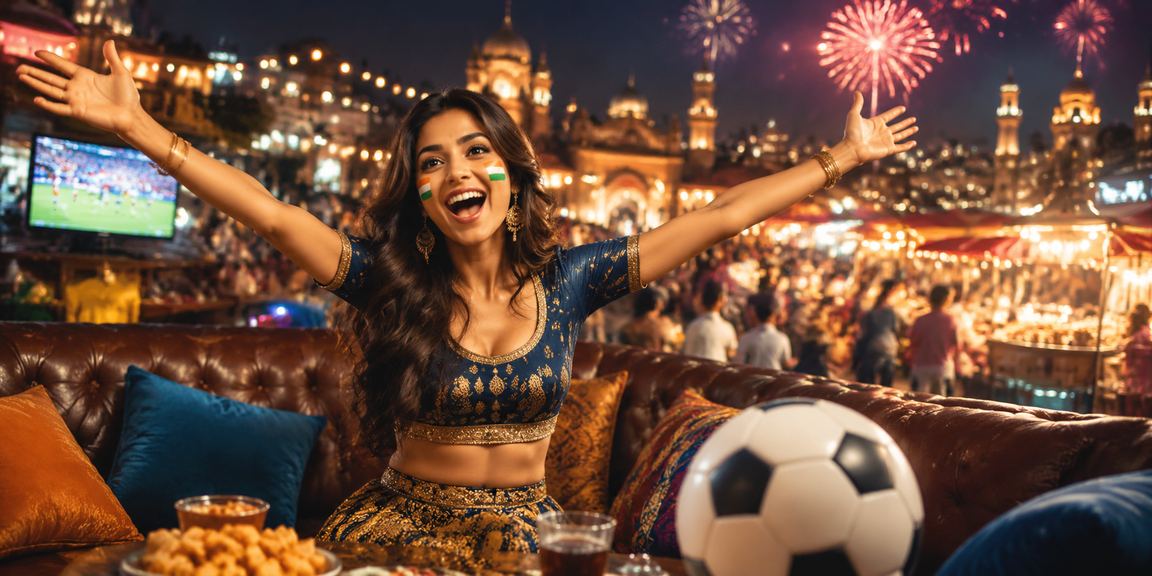 Football and casino betting combined in Indian night market